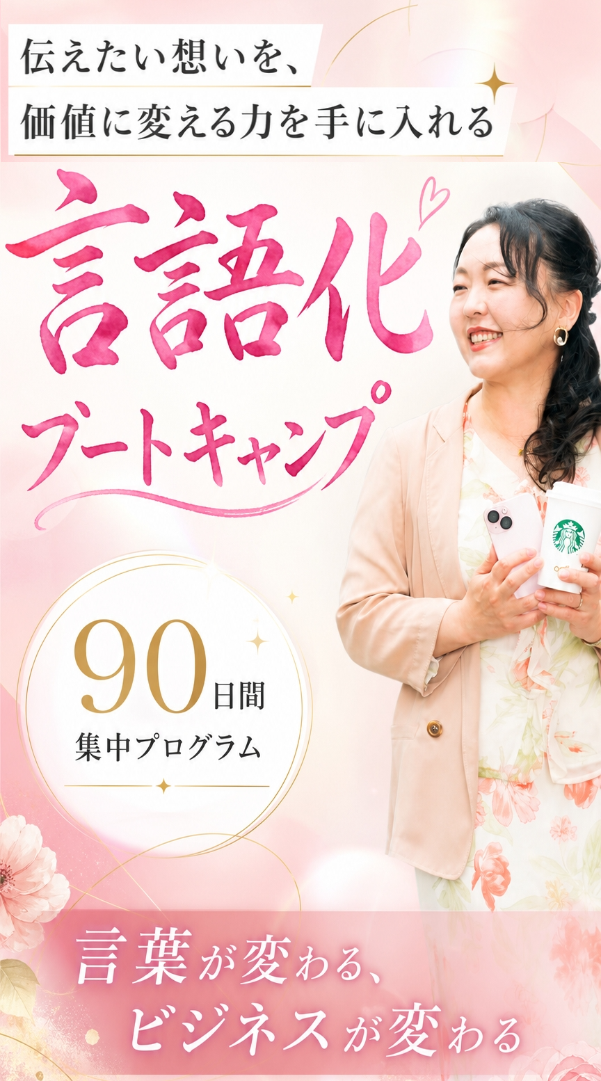 言語化ブートキャンプ ヒーロー画像 SP