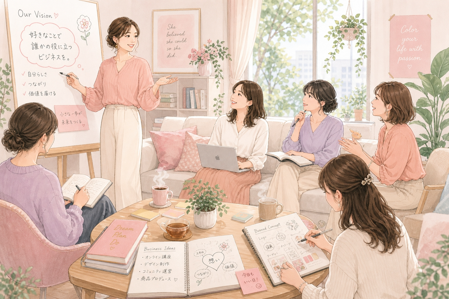 未来を描いたイラスト